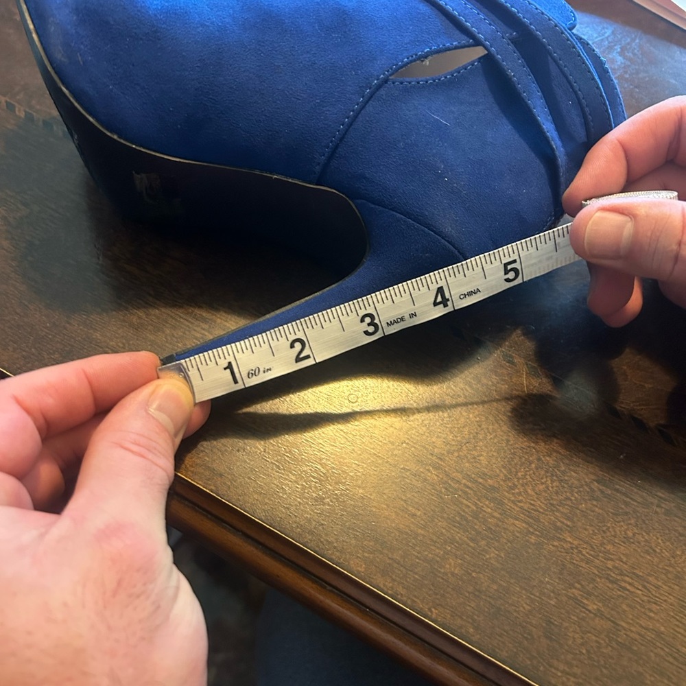 Qupid Open Peep Toe Booties - Picture 3 of 3